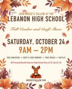 Lebanon High School Fall Craft and Vendor Show poster