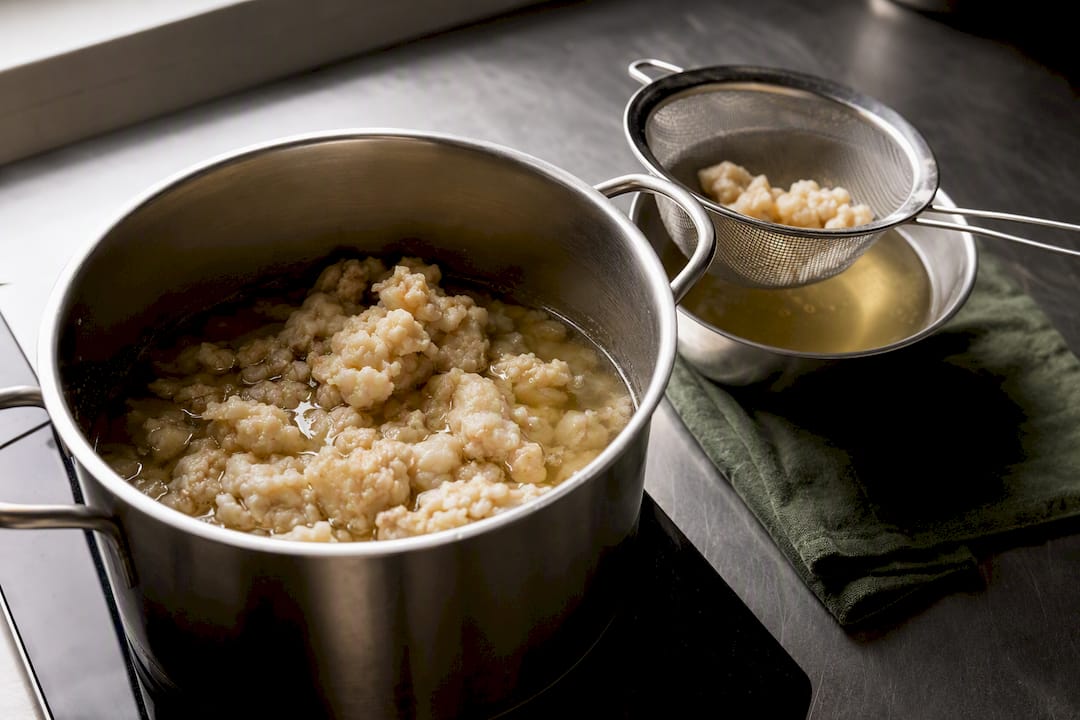 Small-batch suet tallow rendering setup