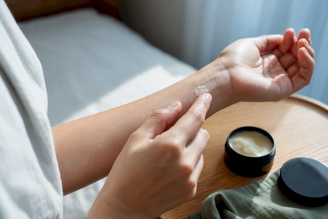 Small tallow patch test on inner wrist