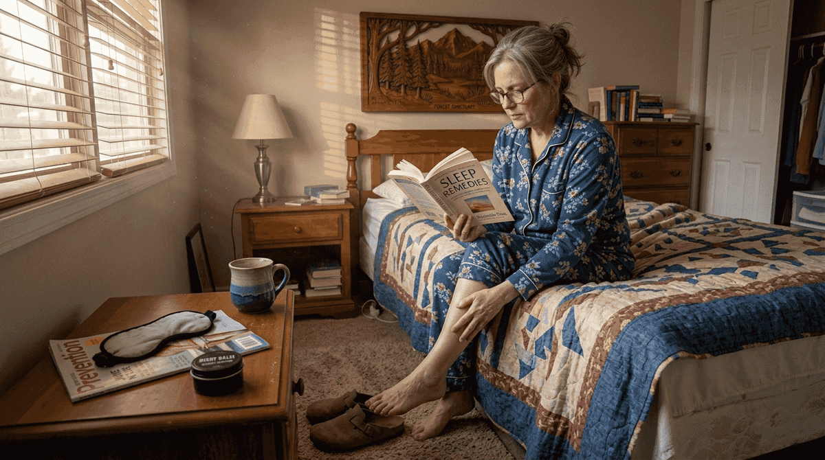 Natural ways to calm restless legs for better sleep - Moose's Tallow