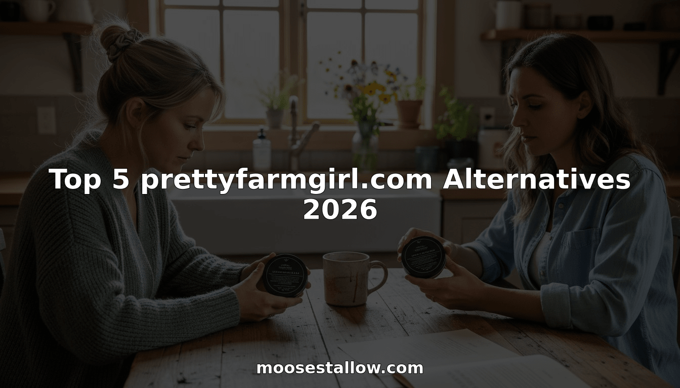 Top 5 prettyfarmgirl.com Alternatives 2026 - Moose's Tallow