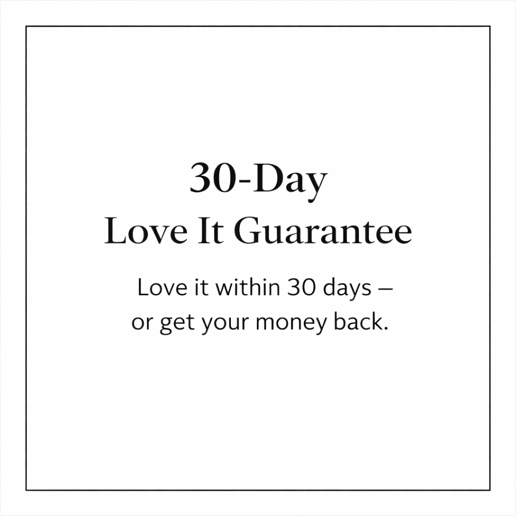 Money Back guarantee Risk free
