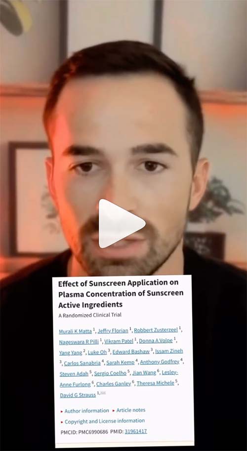 Dr. Clay Moss on Sunscreen