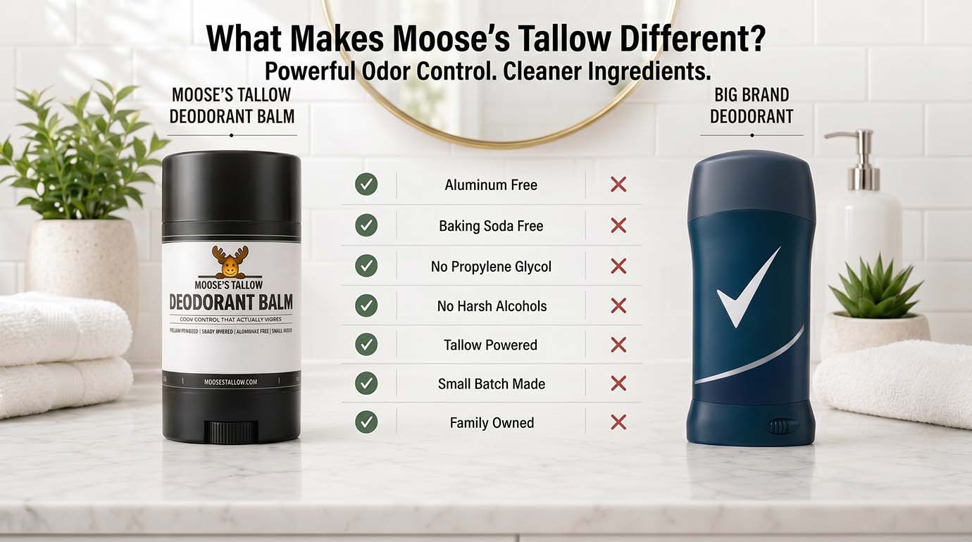 Tallow Deodorant Balm - All Natural