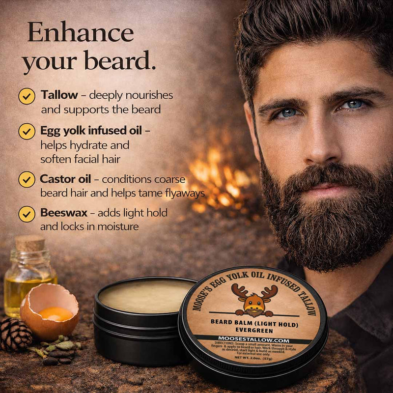 Egg Yolk Oil Infused Beard & Hair Balm