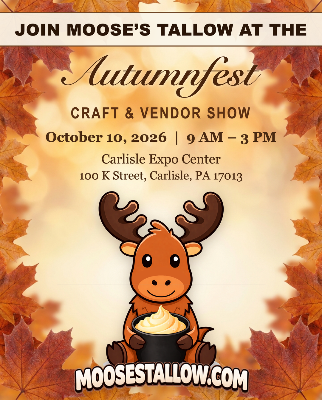 Autumnfest Craft & Vendor Show event poster