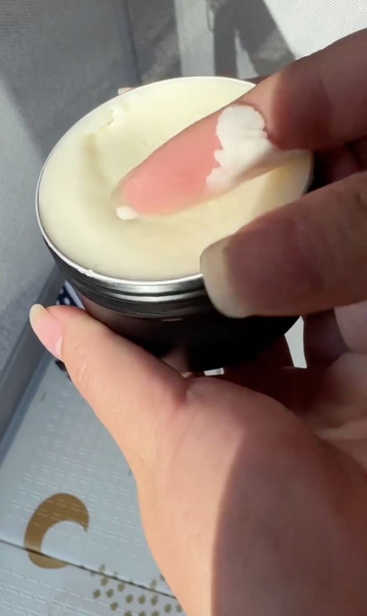 Natural Tallow Baby Butter with Calendula & Chamomile application video