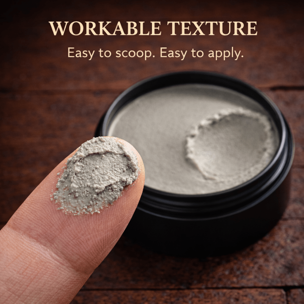 Tallow hair clay for men — natural styling clay with matte finish
