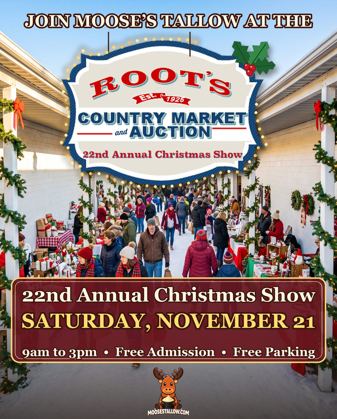 22nd Annual Christmas Show event poster