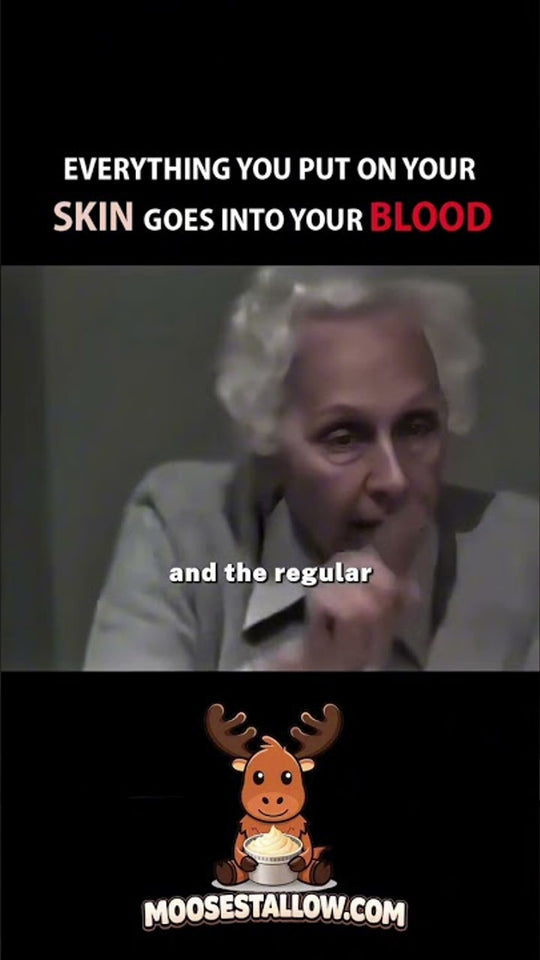 Everything you put on your skin goes into your blood.