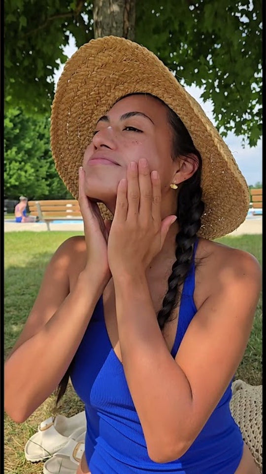 Sun Balm absorbs well!
