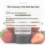 What to Expect - Fresh Strawberries Deodorant timeline slide