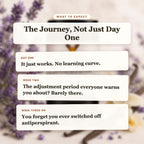 What to Expect - Lavender Deodorant timeline slide
