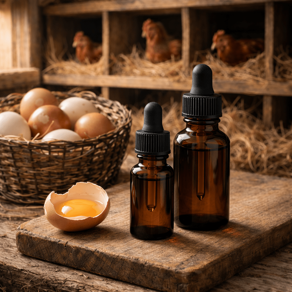 Egg Yolk Infused Oil  Serum 1 oz Dropper- Moose's Tallow grass fed tallow