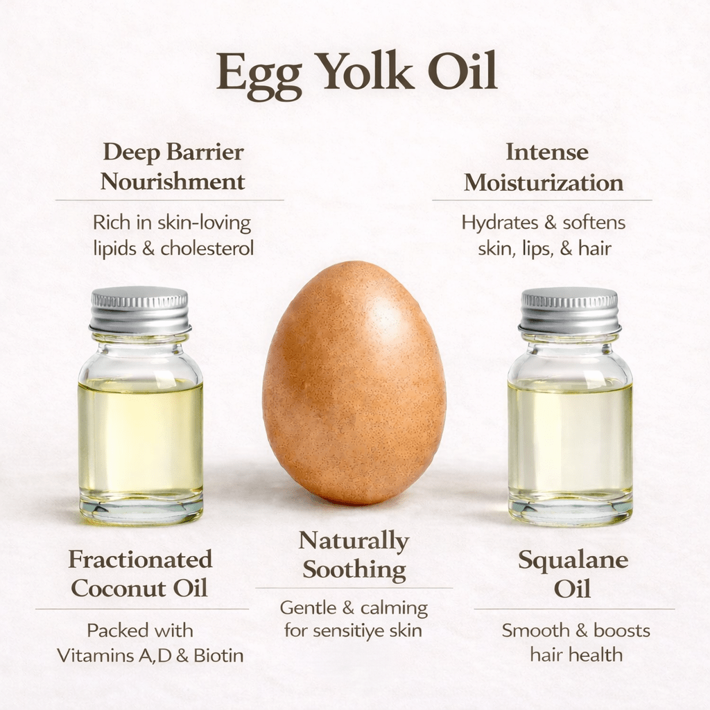 Egg Yolk Infused Fractionated Coconut  Oil - Moose's Tallow grass fed tallow