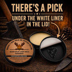 Egg Yolk Oil Infused Beard & Hair Balm - Moose's Tallow grass fed tallow