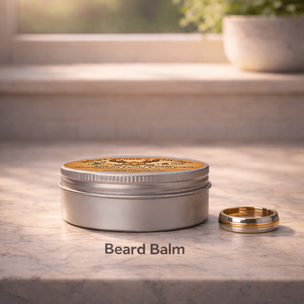 Egg Yolk Oil Infused Beard & Hair Balm - Moose's Tallow grass fed tallow