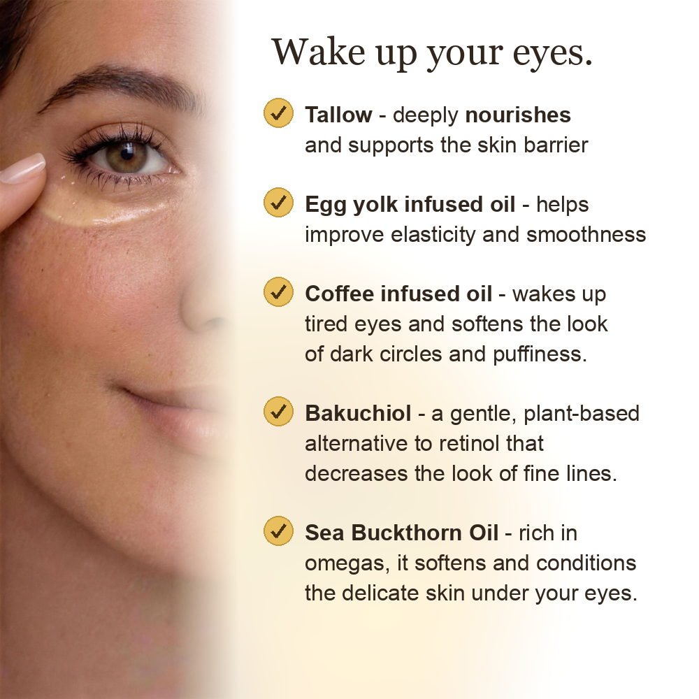 Eye Awake — Tallow Eye Cream for Dark Circles - Mooses Tallow