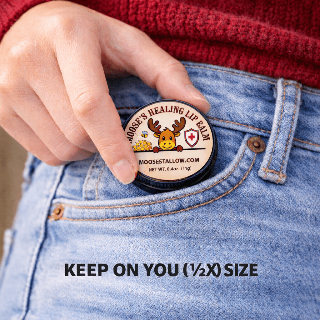 Healing Lip Balms - tins Fit in your pocket