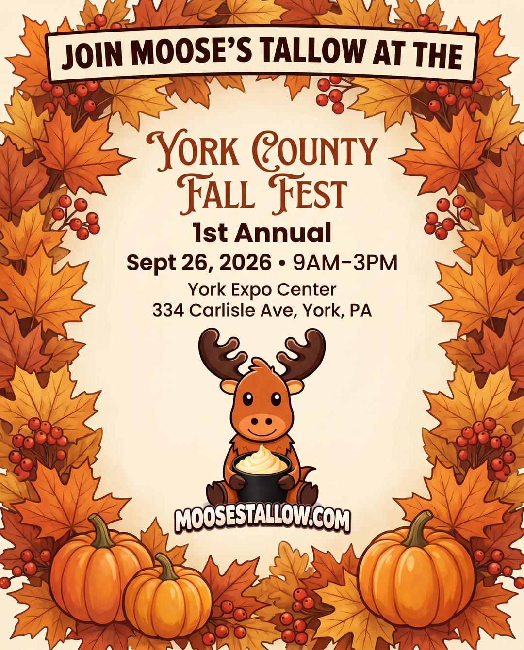 York County Fall Fest event poster