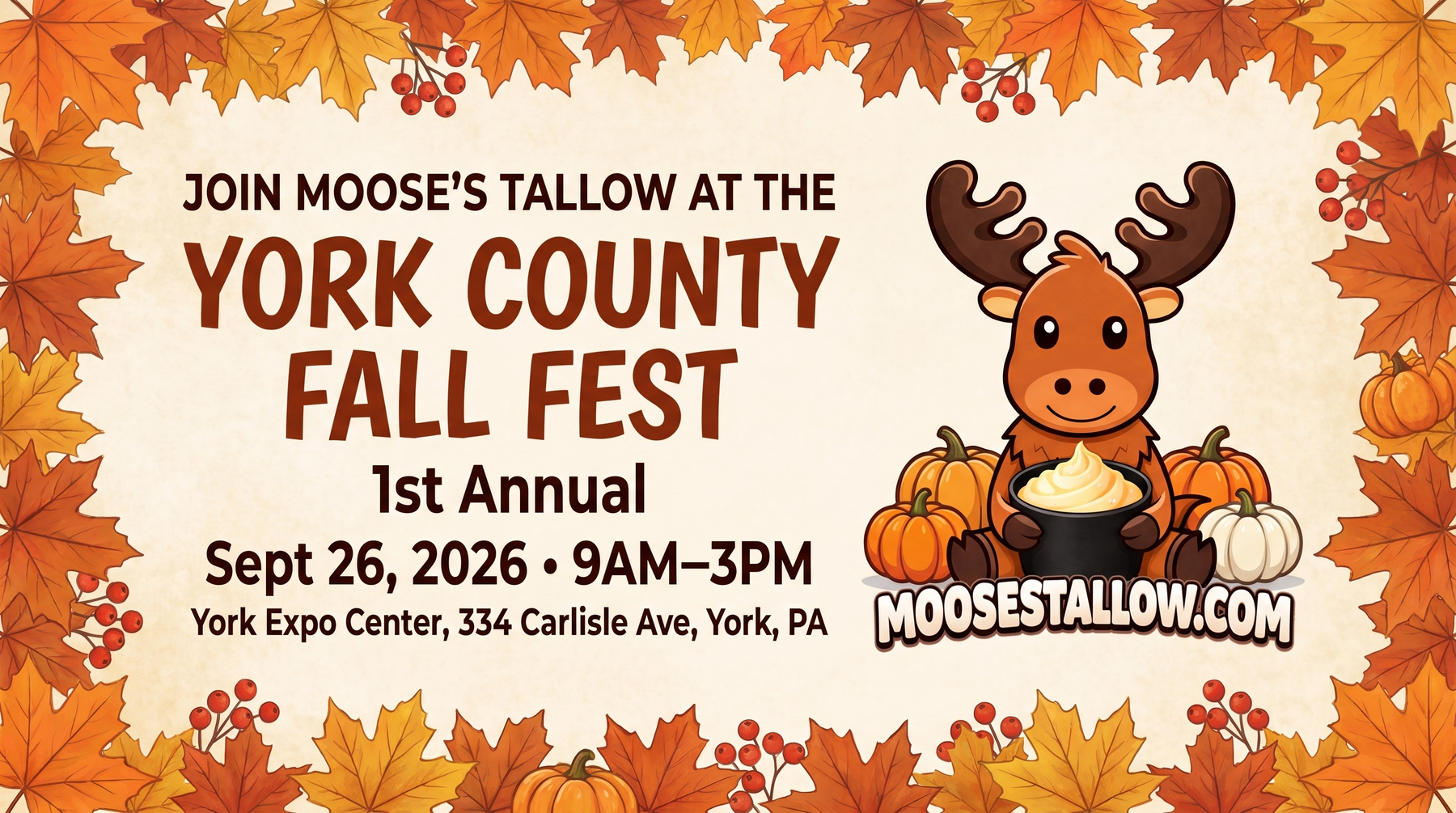 York County Fall Fest — Moose's Tallow