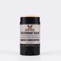 Naked (Unscented) natural deodorant stick, aluminum-free tallow deodorant balm