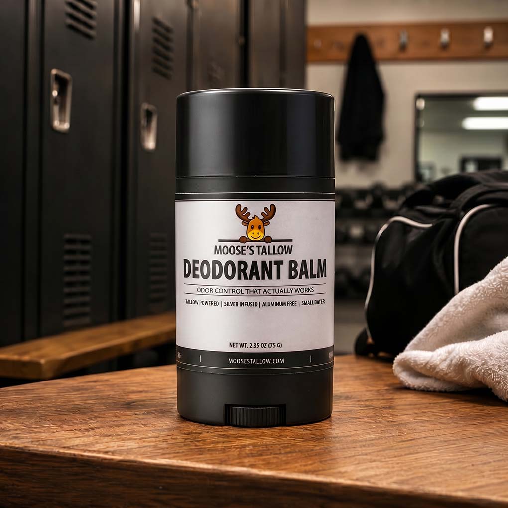 Tallow deodorant balm for everyday freshness