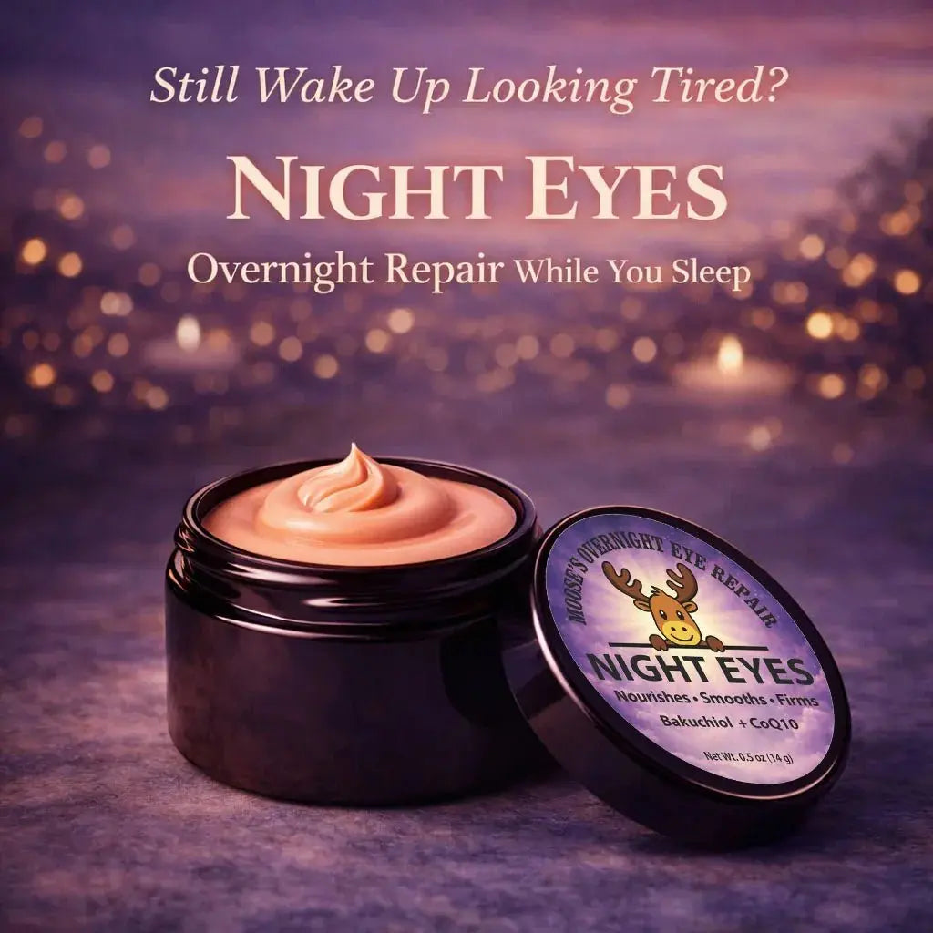 Night Eyes Natural Nighttime Under Eye Treatment - Moose's Tallow grass fed tallow