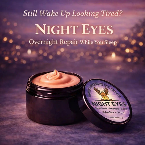 Night Eyes Natural Nighttime Under Eye Treatment - Moose's Tallow grass fed tallow