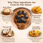 Puppy Paw Nourishing Balm - Moose's Tallow grass fed tallow