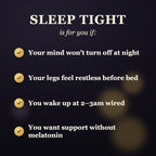 Sleep Tight is for you if - qualifier slide