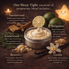 Sleep Tight - Magnesium Infused Tallow Body Butter with Calming essential oils - Moose's Tallow grass fed tallow