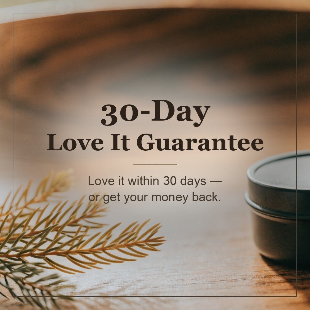 30-Day Love It Guarantee — love it within 30 days or get your money back, Tallow beard balm