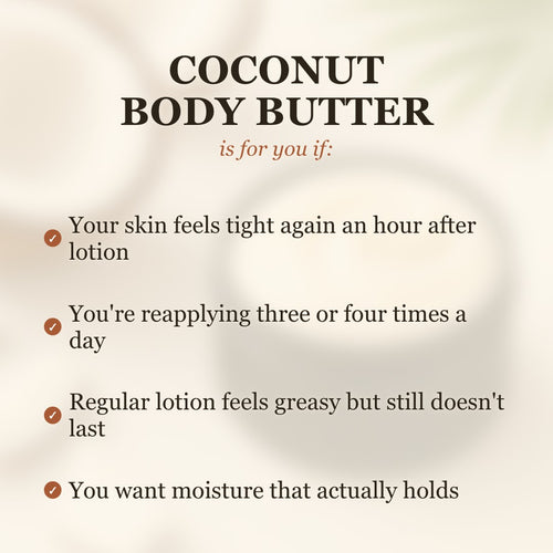 Coconut Whipped Tallow Body Butter is for you if your skin feels tight after lotion