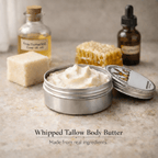 Whipped Honeycomb Tallow Body Butter - Moose's Tallow grass fed tallow