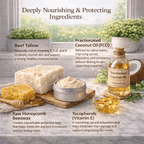 Whipped Honeycomb Tallow Body Butter - Moose's Tallow grass fed tallow