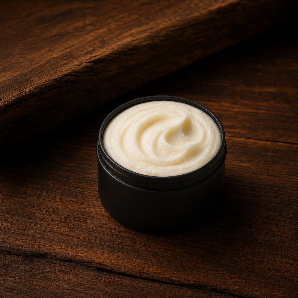 Mahogany Teakwood whipped tallow body butter