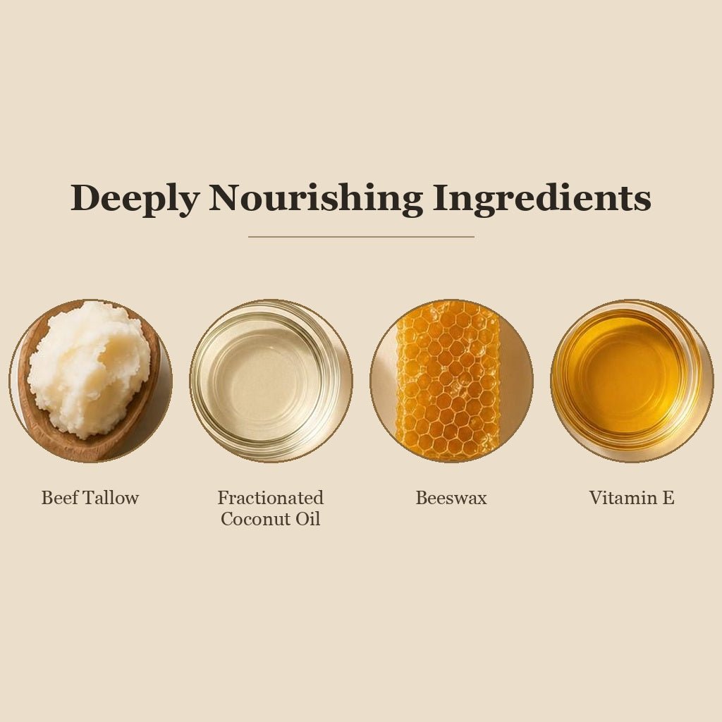 Toffee whipped tallow body butter